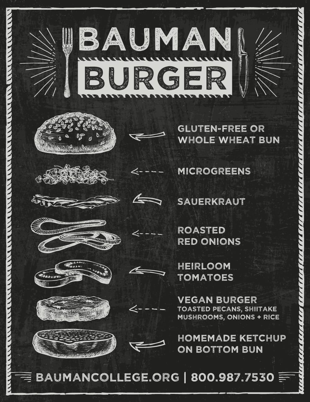 The Bauman Burger poster