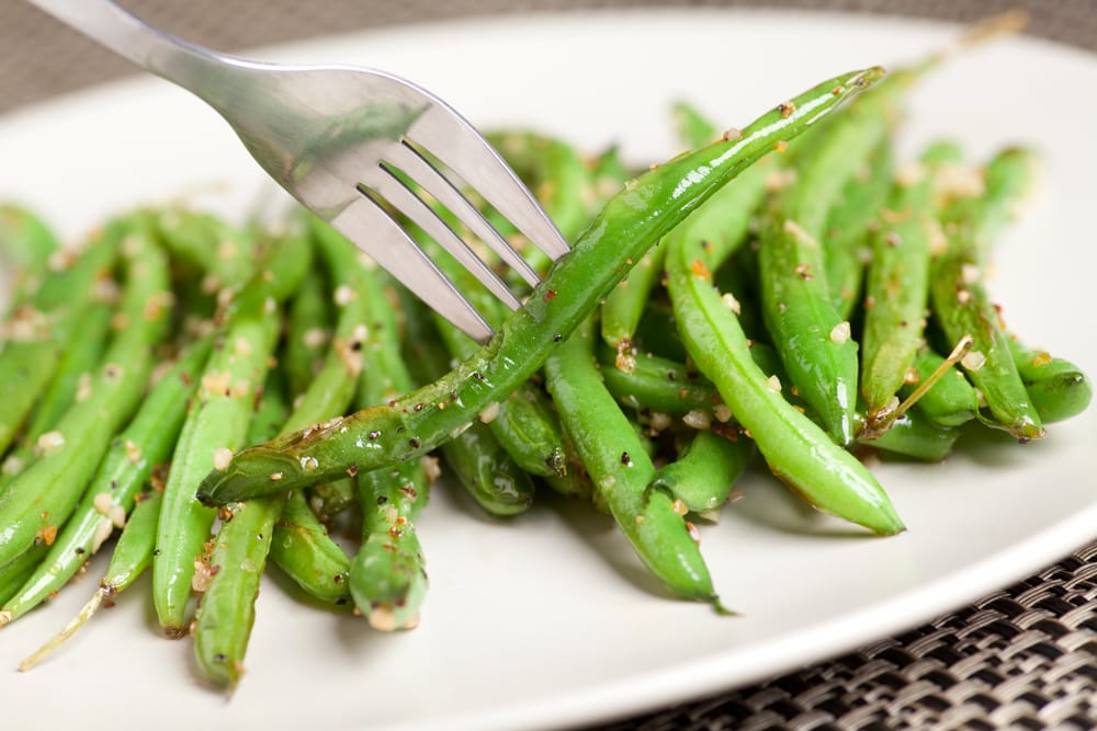 Green Beans With Sesame-Miso Dressing