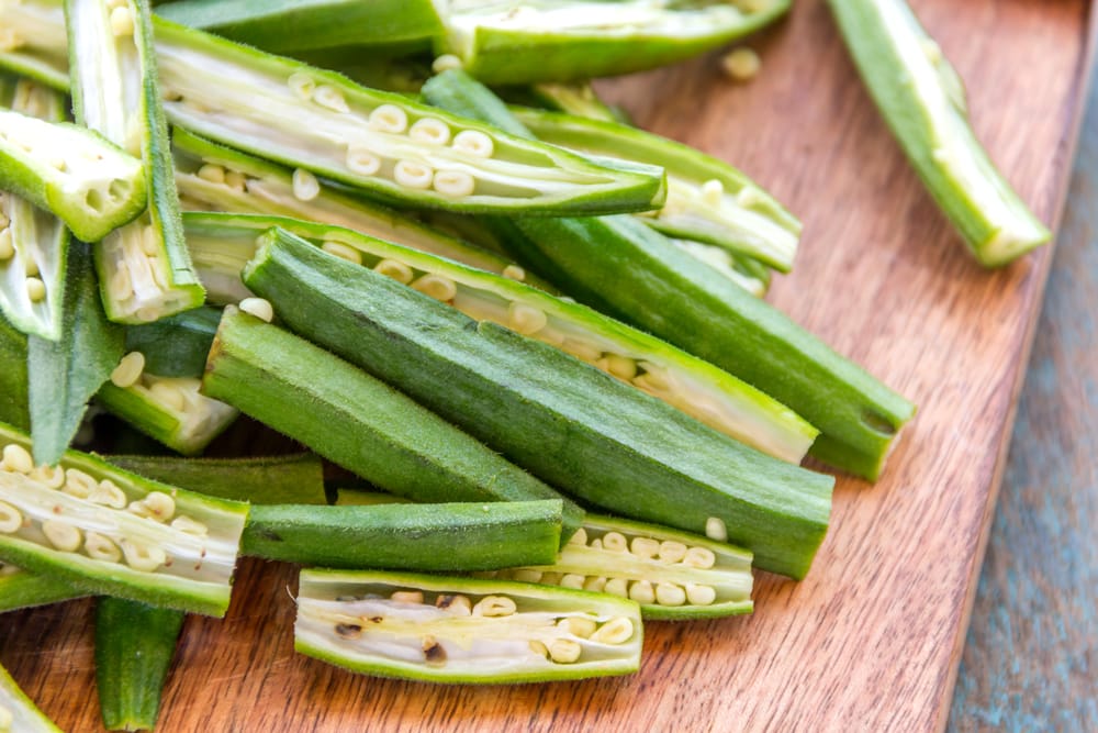 Sliced Okra