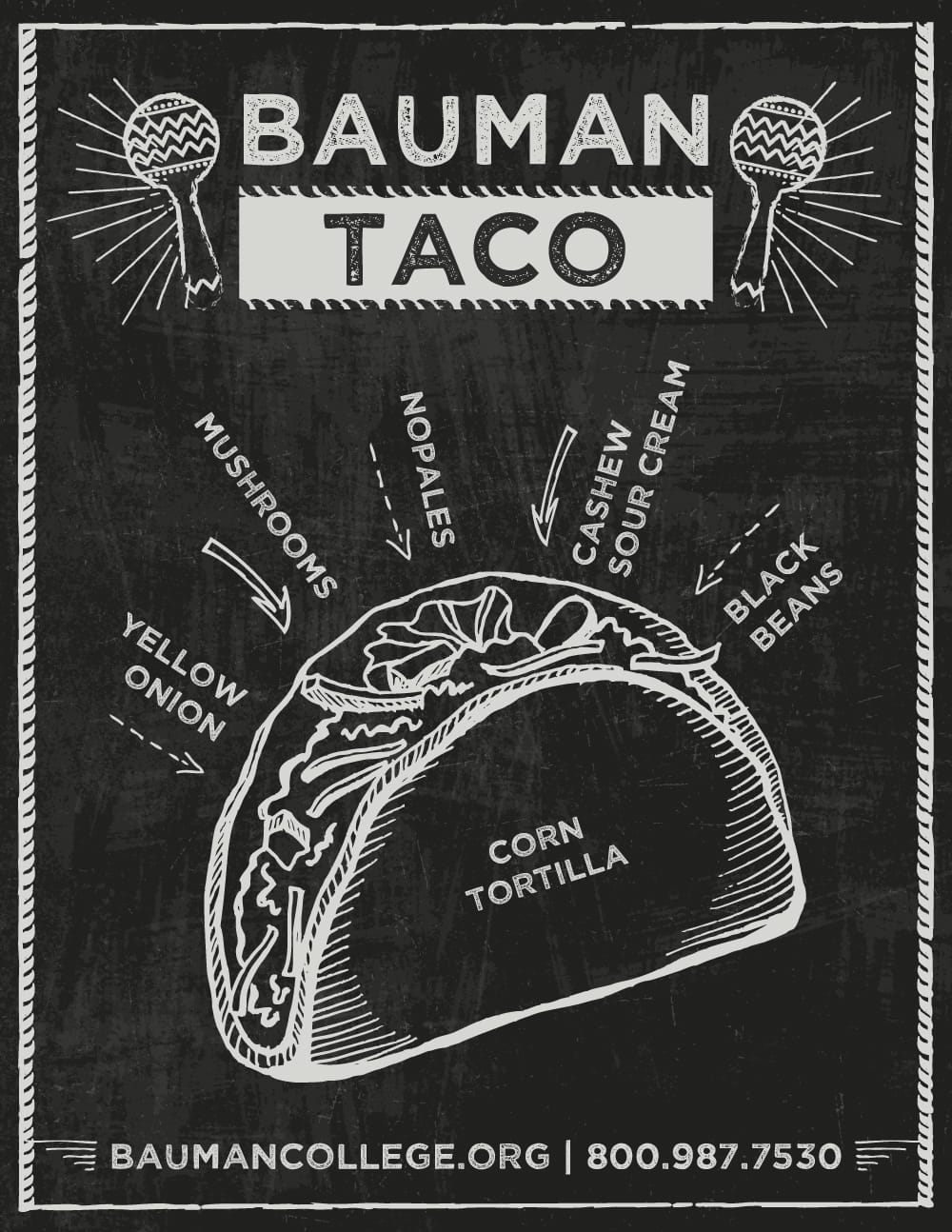 Bauman taco poster