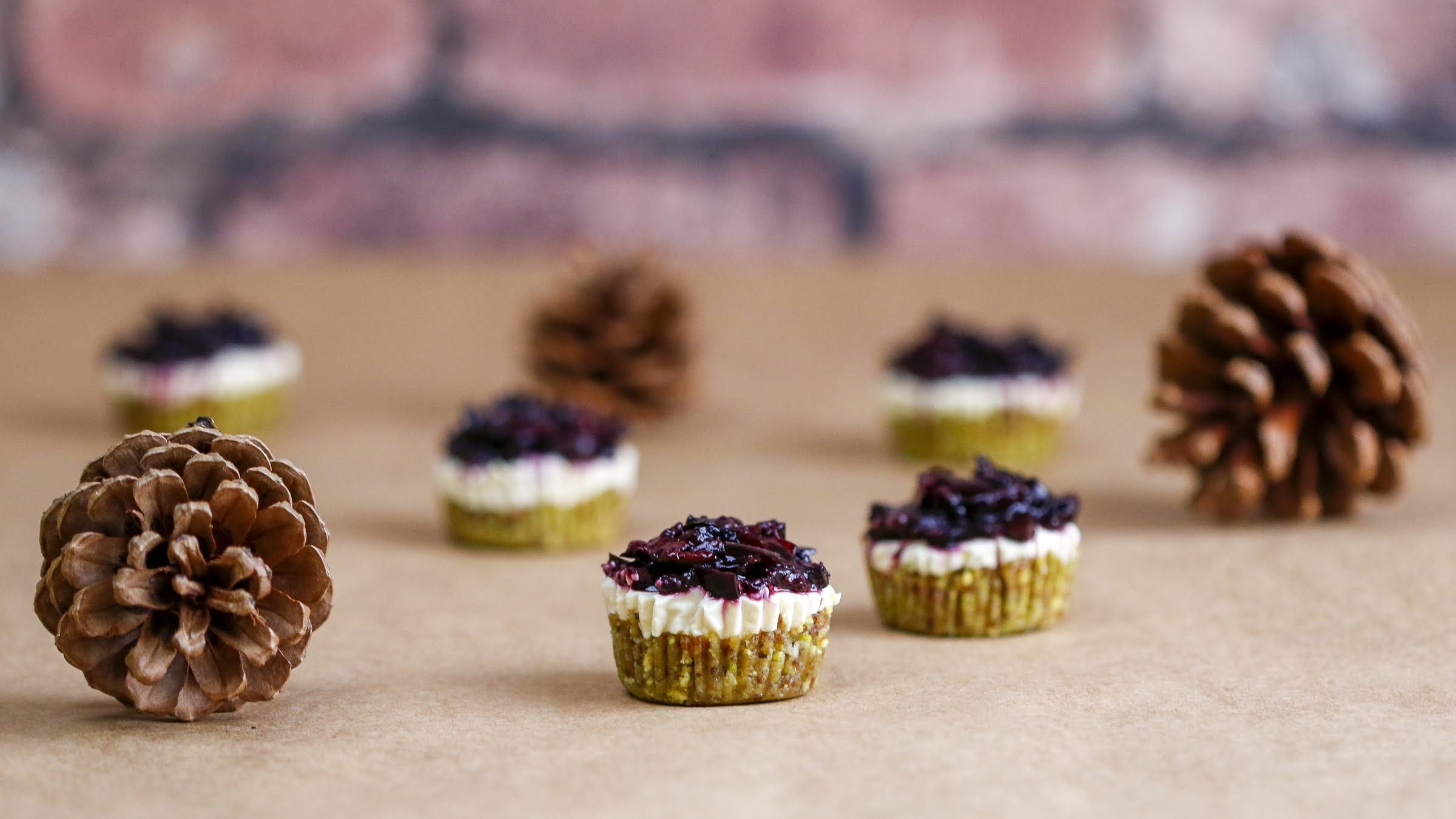 Vegan Lacto-Fermented Cherry Tartlets