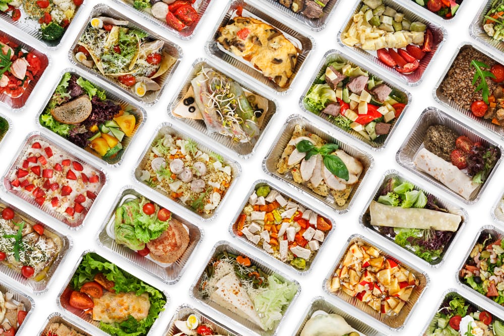 Prepared Food Takeout Meal Containers