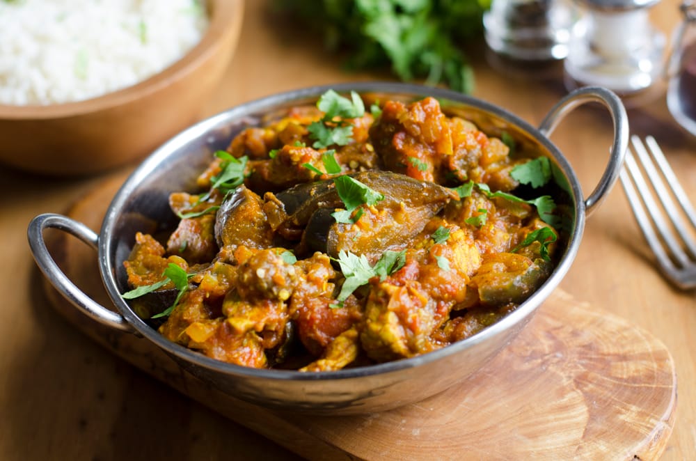 Tomato + Eggplant Curry