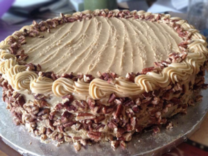 Cake with Pecans made by Holistic Chef Instructor, Margy Sommer