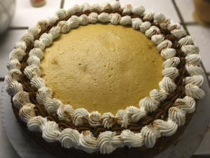 Pumpkin Cheesecake made by Holistic Chef Instructor, Margy Sommer