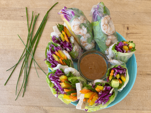 Rainbow Summer Rolls
