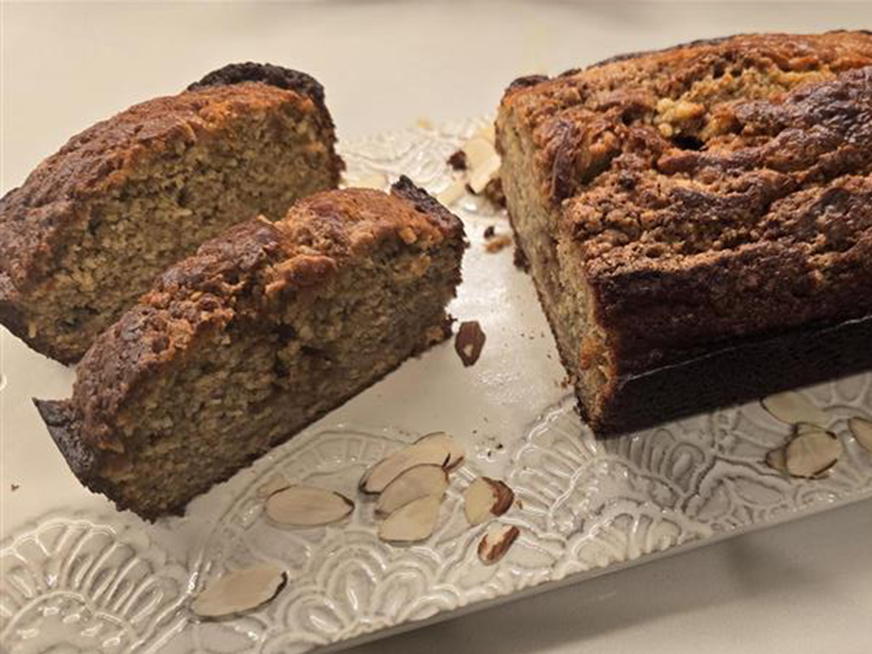 Almond Butter Banana Bread by Frank Tinley Jr.
