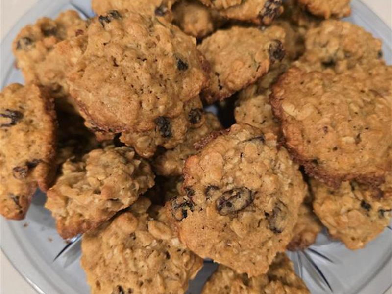 Oatmeal Raisin Cookies by Frank Tinley Jr.