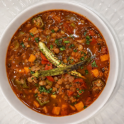 Lentil Gumbo by Alesha Salahuddin Bauman College Holistic Chef Student