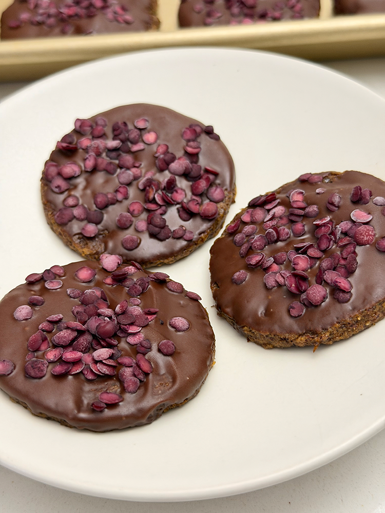 Staff Tested Spiced Lentil Cookies by Donna DeLeon Bauman College Holistic Chef Student