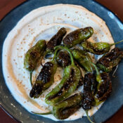 Ashely Denisov Bauman College Nutrition Consultant Program Student Most Original Recipe Blistered Shishito Peppers with Whipped Tofu