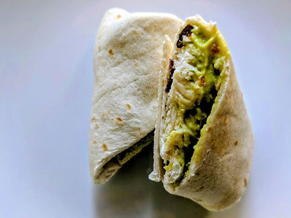 Chicken Salad Wrap by Emily Olson, Bauman College Graduate